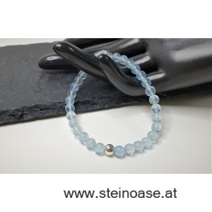 Armband Aquamarin 6mm